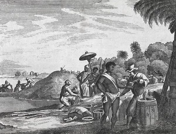 African Zenega and traders, 17th century