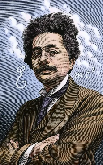 Framed Print : Albert Einstein Print, a photograph of the physicist Framed Print : Albert Einstein Print, a photograph of the physicist
