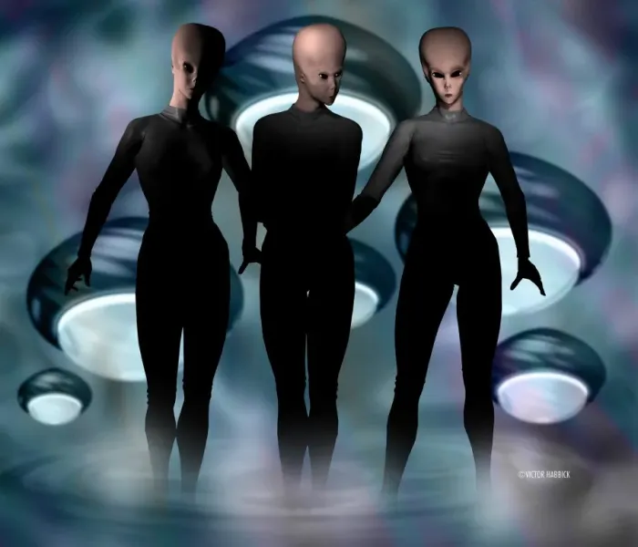Framed Print : Alien Humanoid Print Framed Print : Alien Humanoid Print