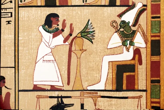 Framed Print : Ani and Osiris Print Framed Print : Ani and Osiris Print