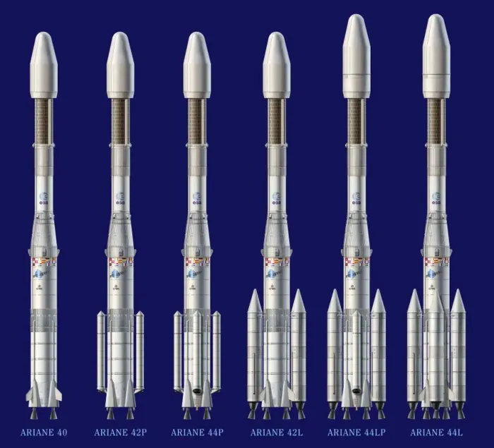 Framed Print : Ariane 4 Rocket Versions Print Framed Print : Ariane 4 Rocket Versions Print