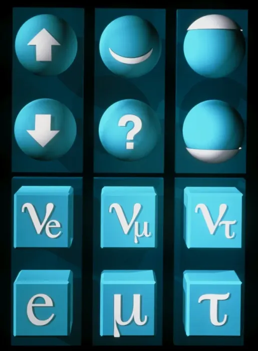 Framed Print : Quarks and Leptons Print: A Computer Artwork Table of Subatomic Particles Framed Print : Quarks and Leptons Print: A Computer Artwork Table of Subatomic Particles