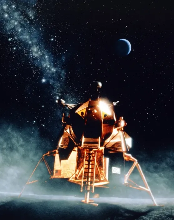 Framed Print : Apollo 11 Lunar Module Print Framed Print : Apollo 11 Lunar Module Print