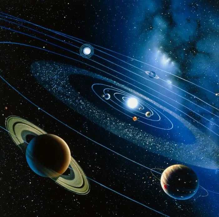 Framed Print : Solar System Print