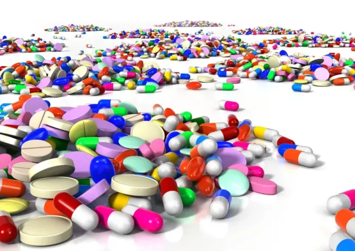 Framed Print : Assorted pills Print Framed Print : Assorted pills Print