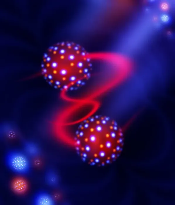 Framed Print : Atomic Interactions Print Framed Print : Atomic Interactions Print