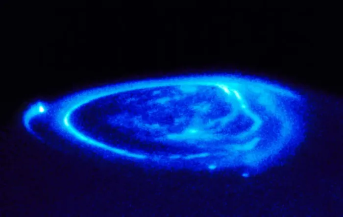 Framed Print : Jupiter Aurorae Print Framed Print : Jupiter Aurorae Print