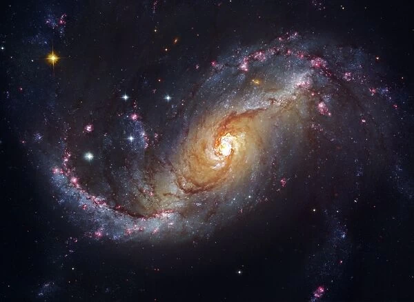 Barred spiral galaxy NGC 1672 C017  /  3735