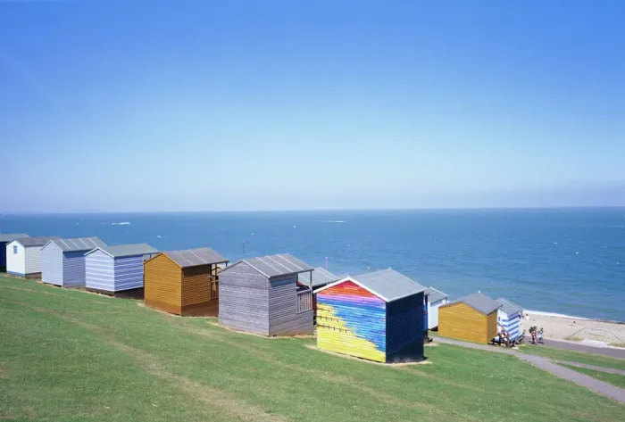 Framed Print : Beach Huts Print