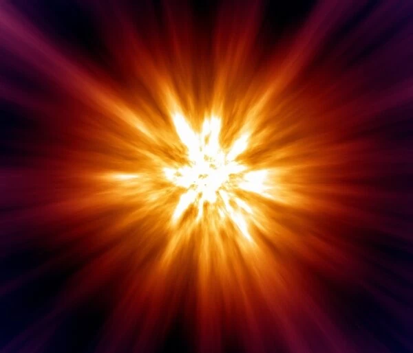 Big Bang. Conceptual computer artwork representing the origin of the universe