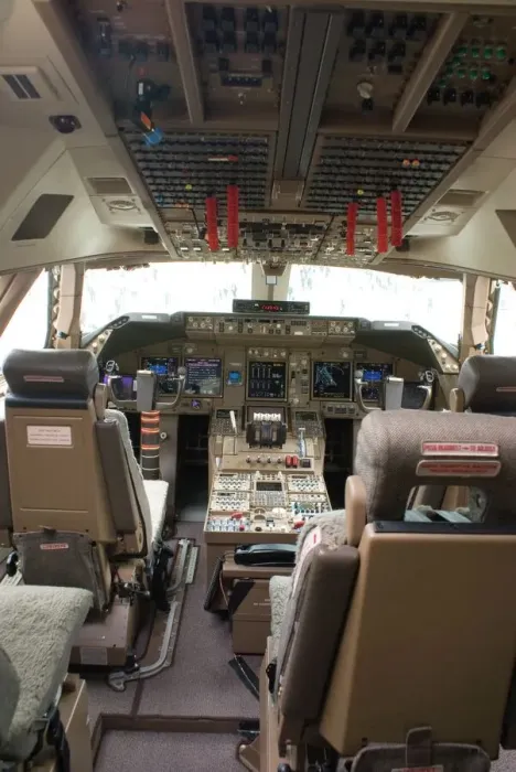 Framed Print : Boeing 747-8 Flight Deck Print Framed Print : Boeing 747-8 Flight Deck Print