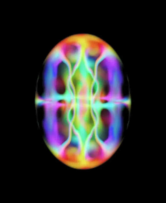 Framed Print : Bose-Einstein Condensate Simulation Print Framed Print : Bose-Einstein Condensate Simulation Print