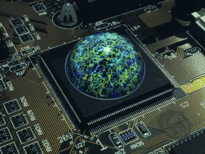 Framed Print : Brain on a chip Print Framed Print : Brain on a chip Print