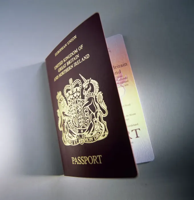 Framed Print : British Passport Print Framed Print : British Passport Print