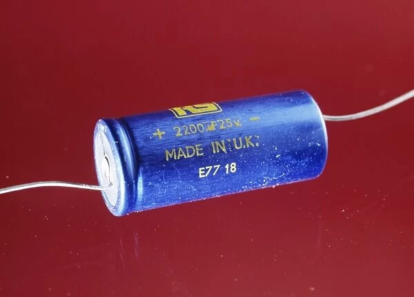 Capacitor. This device is designed to store and release electric charge
