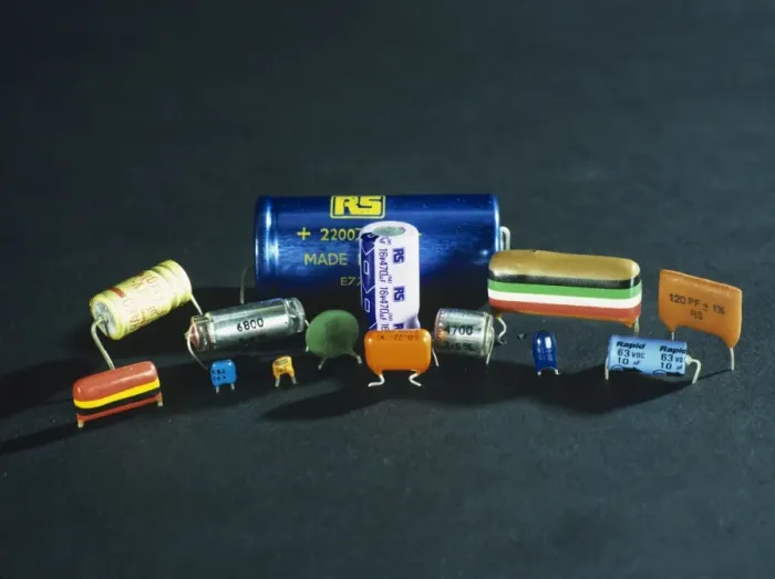 Framed Print : Capacitor Assortment Print Framed Print : Capacitor Assortment Print