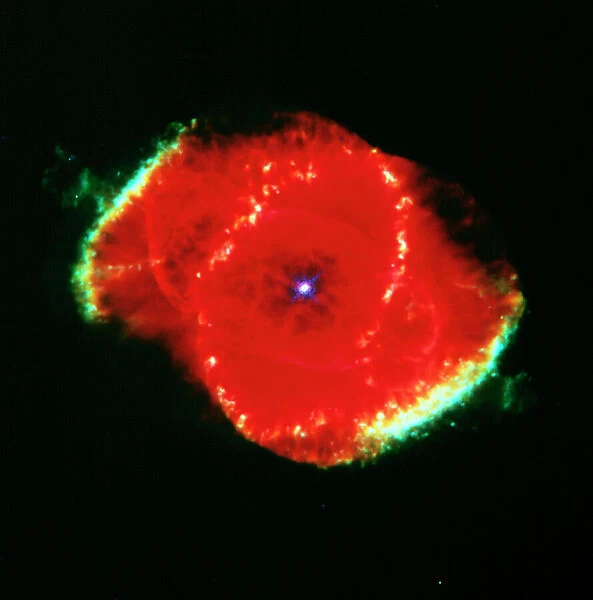 The Cat eye Nebula seen from the Hubble Telescope