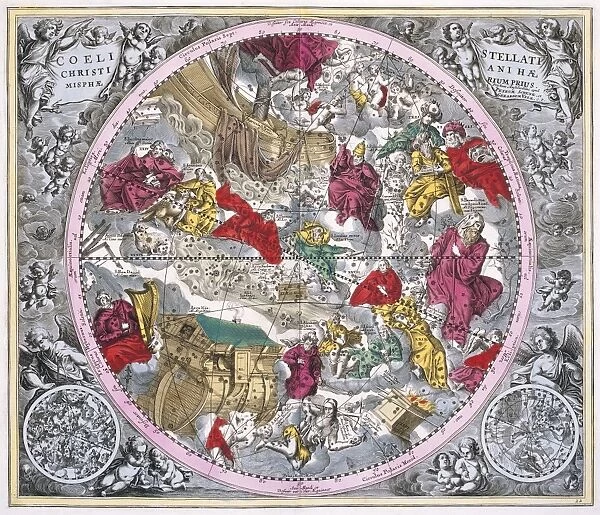 Christianized constellations, 1708