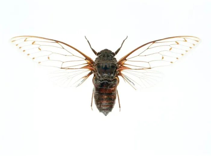 Framed Print : Cicada Print: Large-winged Insect Framed Print : Cicada Print: Large-winged Insect