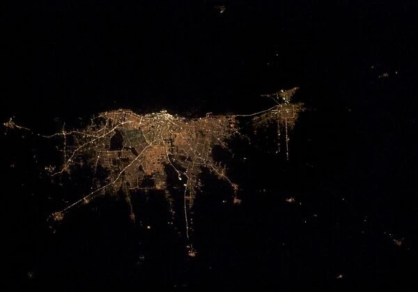 City lights of Buenos Aires, Argentina