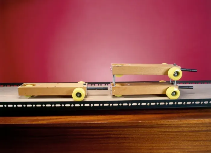 Framed Print : Collision experiment print demonstrating linear motion Framed Print : Collision experiment print demonstrating linear motion