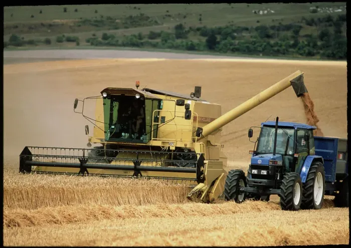 Framed Print : Combine Harvester Print Framed Print : Combine Harvester Print
