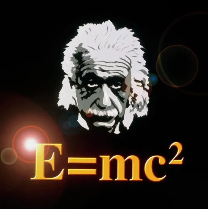 Framed Print : Computer artwork of Albert Einstein with E=mc2 equation Print Framed Print : Computer artwork of Albert Einstein with E=mc2 equation Print
