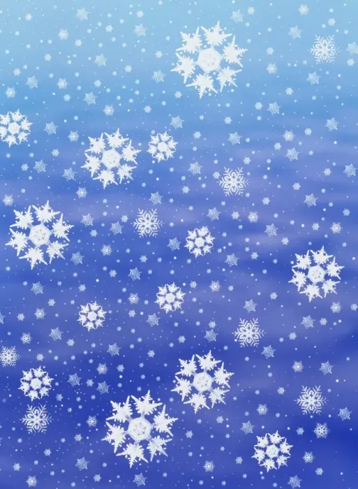 Framed Print : Computer-enhanced Print of Falling Snowflakes Framed Print : Computer-enhanced Print of Falling Snowflakes
