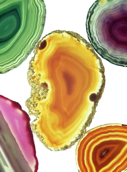 Framed Print : Cut Agate Print Framed Print : Cut Agate Print