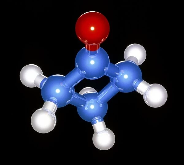 Cyclobutanone molecule
