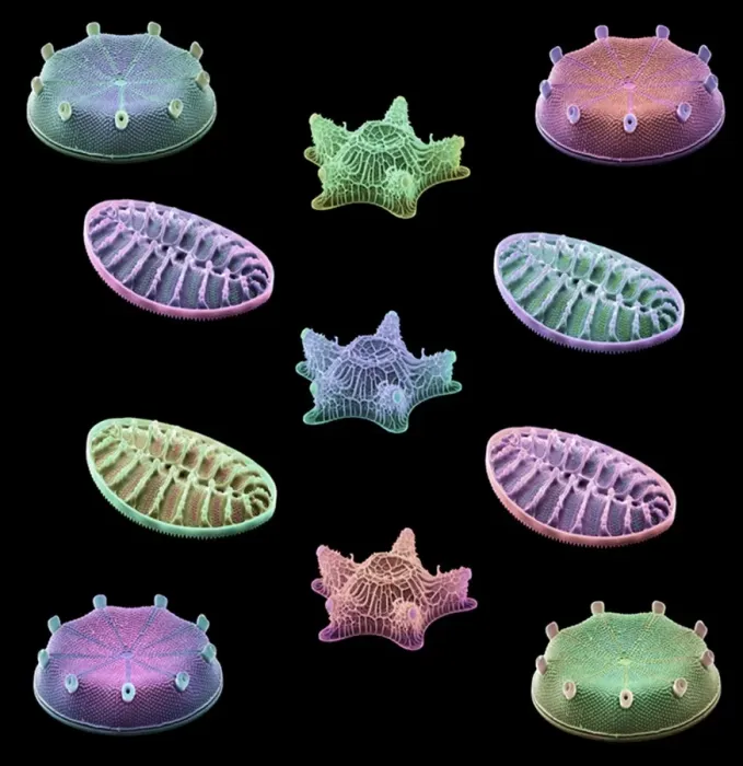 Framed Print : Diatom Algae Print Framed Print : Diatom Algae Print