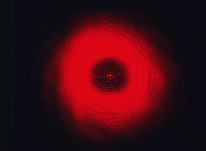 Framed Print : Monochromatic Light Diffraction Pattern Print Framed Print : Monochromatic Light Diffraction Pattern Print