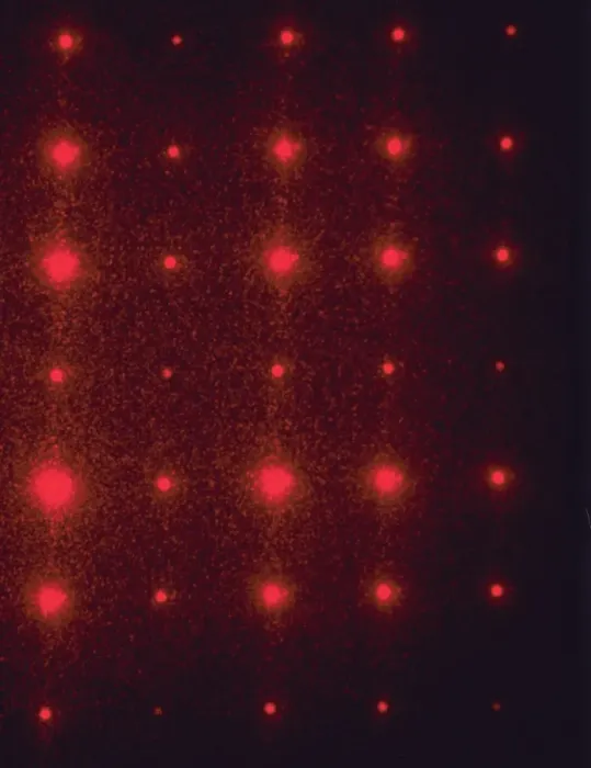 Framed Print : Diffraction grating pattern Print Framed Print : Diffraction grating pattern Print
