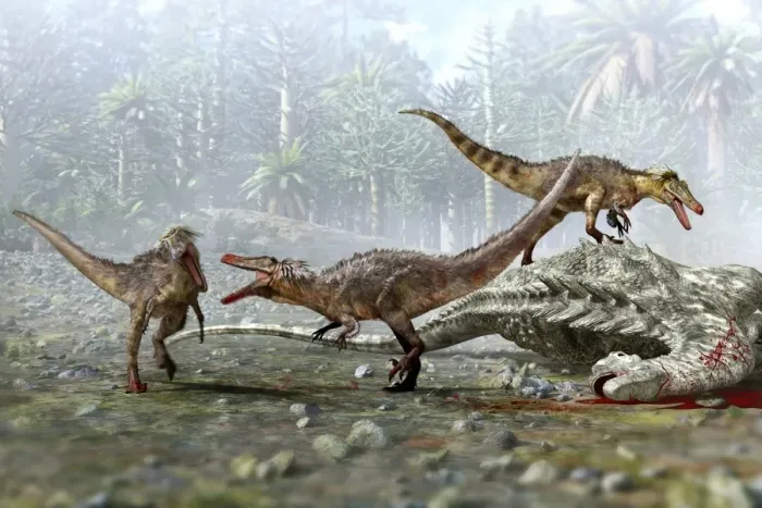 Framed Print : Austroraptor Dinosaur Scavenging Print Framed Print : Austroraptor Dinosaur Scavenging Print