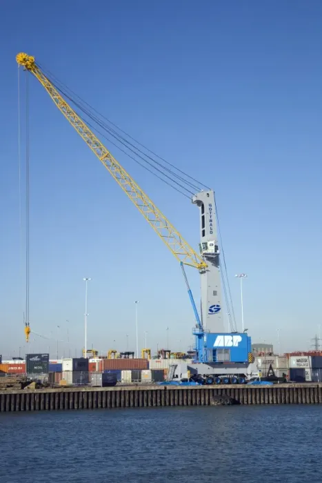 Framed Print : Dockside Crane Print Framed Print : Dockside Crane Print