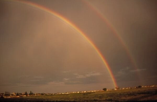 Double rainbow over Colorado