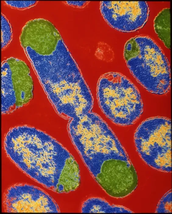 Framed Print : E. coli Bacteria Print Framed Print : E. coli Bacteria Print