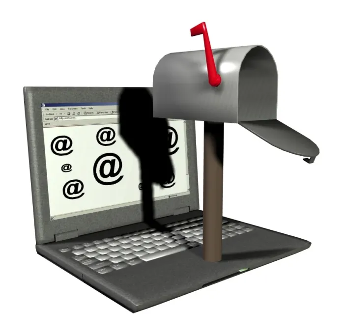 Framed Print : Email Print: Laptop Mailbox Artwork Framed Print : Email Print: Laptop Mailbox Artwork