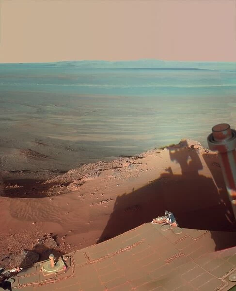 Endeavour Crater, Mars, rover photograph