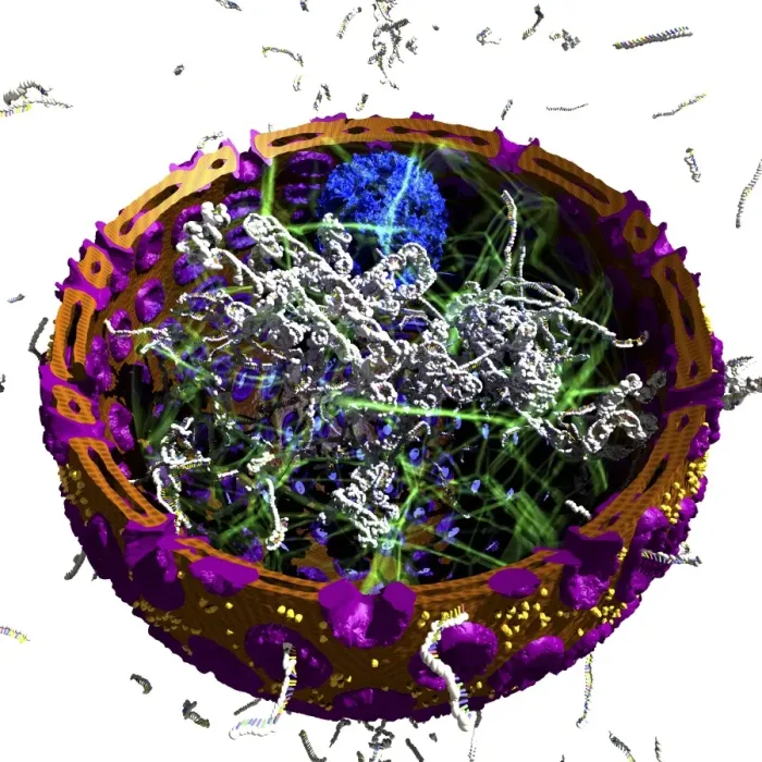 Framed Print : Eukaryotic Cell Nucleus Print Framed Print : Eukaryotic Cell Nucleus Print