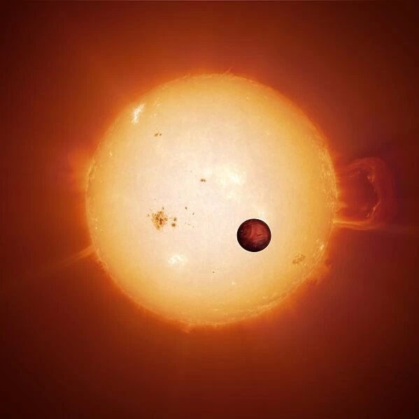 Exoplanet COROT-7b, artwork