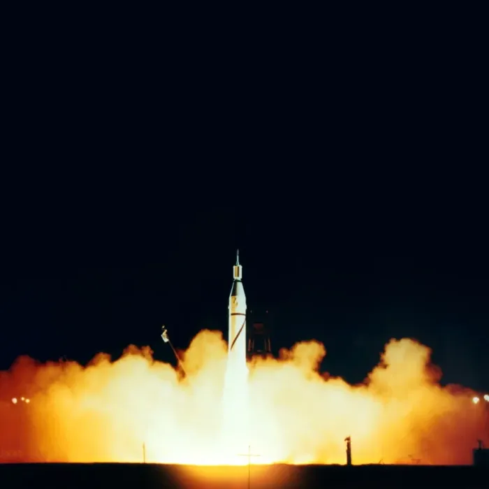 Framed Print : Explorer 1 Launch Print Framed Print : Explorer 1 Launch Print
