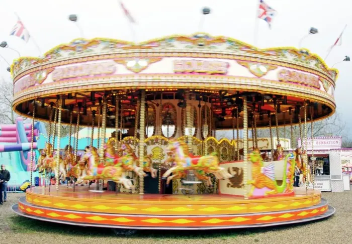Framed Print : Fairground Carousel Print Framed Print : Fairground Carousel Print