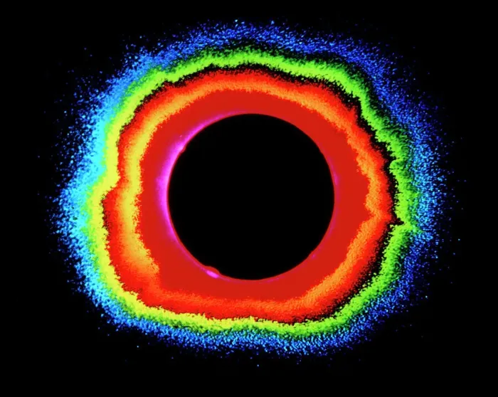 Framed Print : False-colour Total Solar Eclipse Print, 1979 Framed Print : False-colour Total Solar Eclipse Print, 1979