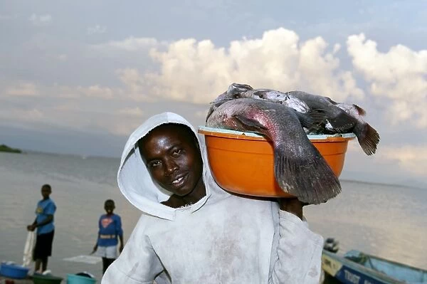 Fisherman, Lake Victoria, Kenya