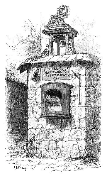 Foundling tower, 19th century