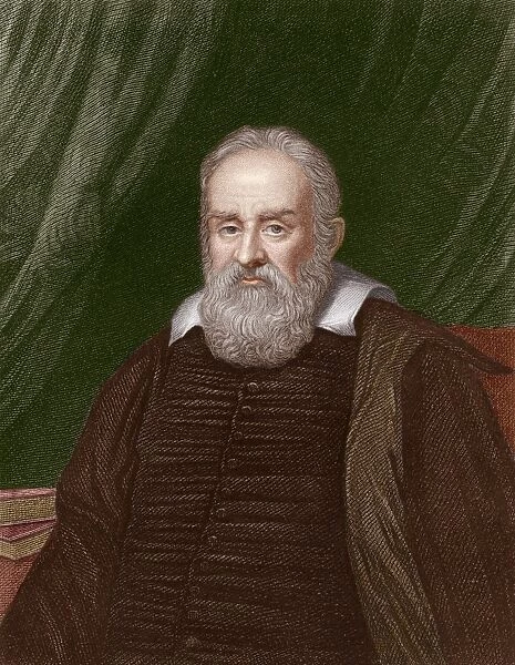Galileo Galilei. Historical portrait of the Italian astronomer