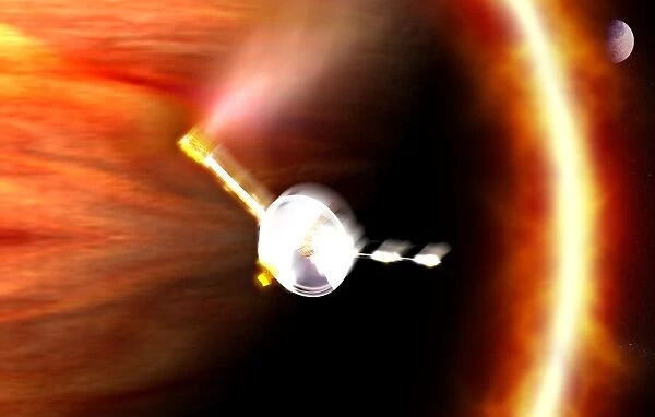 Galileo spacecraft burning up in Jupiter