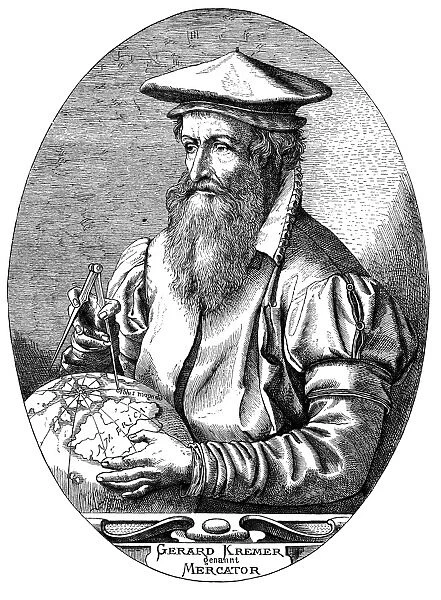 Gerardus Mercator, Flemish cartographer C018  /  7016