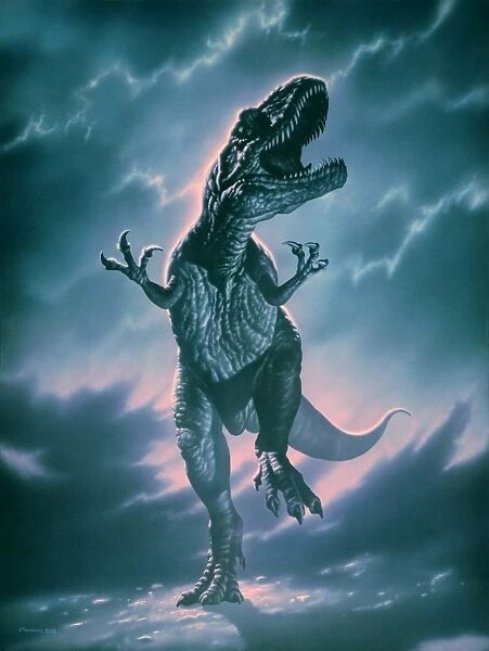 Giant Allosaurus dinosaur